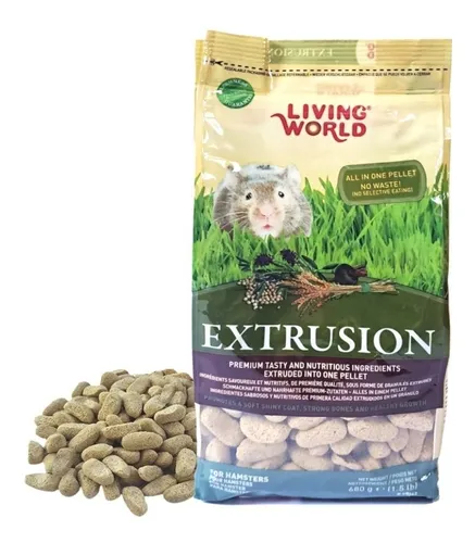 Living world top extrusion hamster food