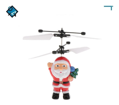 Dron Flying Santa Claus Navidad Flotante Mini Helicóptero