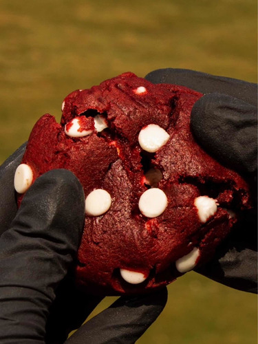 Galletas De Chispas De Chocolate Red Velvet Cake Rojo