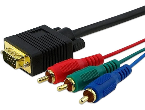 Cable De Video Vga A Componente Rgb 1.8m