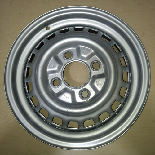 Rin 15 Acero Original De Volkswagen Sedan Ecologico (5072) Color Aluminio (Usado)