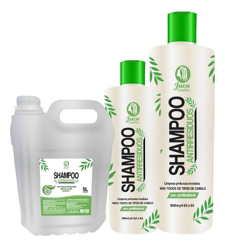 Kit Lavatório Antirresíduos E Shampoo Mandioca Galão 5l