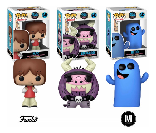 Funko Pop Mansion Foster Set De 3 Mac, Eduardo & Bloo