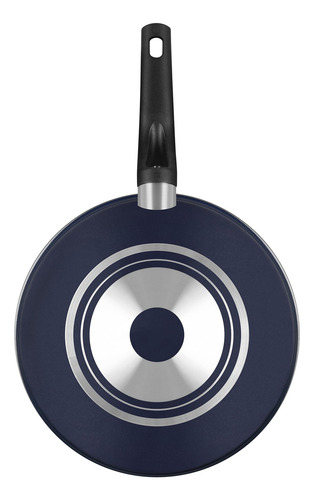 Wok De Aluminio Antiadherente 28 Cm Color Azul