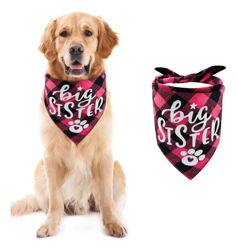 Lmshowowo - Bandana De Algodn De Doble Capa Para Perro, Lava