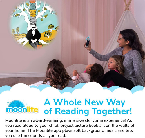 Libro Interactivo Moonlite Storytime Con Carrete Y Sorpresas