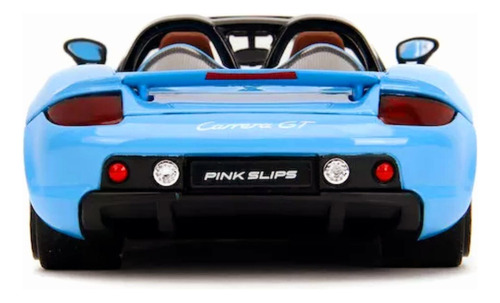 Jada 1:24 2005 Porsche Carrera Gt Azul Claro Rosa Slips Cor Azul Acero