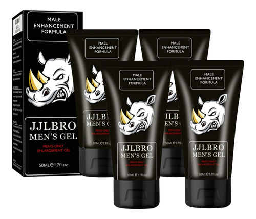 4×crema Masaje Rhino Xxl, Crema Alargamiento Pene Gra