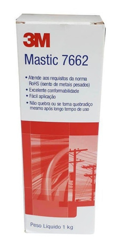 01 Massa Calafetar 3m Mastic 7662 - 1 Kg Fera 5160