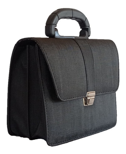 Pasta Bolsa Executiva Ccb Dupla Linho Preto Ap - R1772