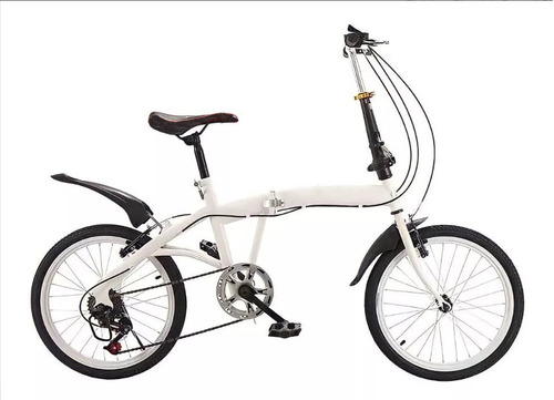 Bicicleta Plegable Usada - Rin 20 B8 Yh 7 Velocidades 