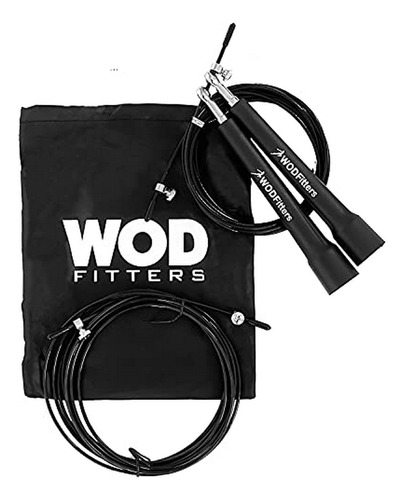 Cuerda De Salto Wodfitters - Doble Unders Rápidos - Ajustabl