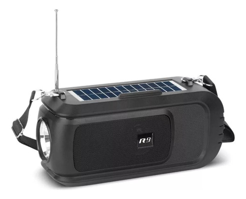 Radio Solar Con Linterna Led Bt/fm/usb/sd