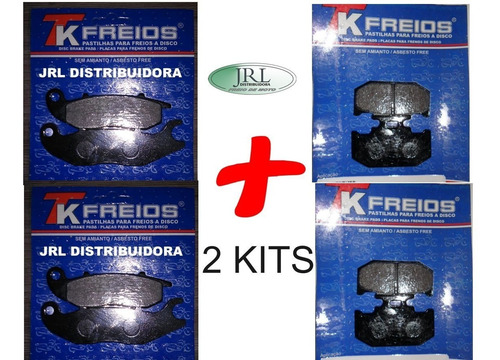 2 Kits Pastilha De Freio Yamaha Teneré 250 Anos 2016-2018