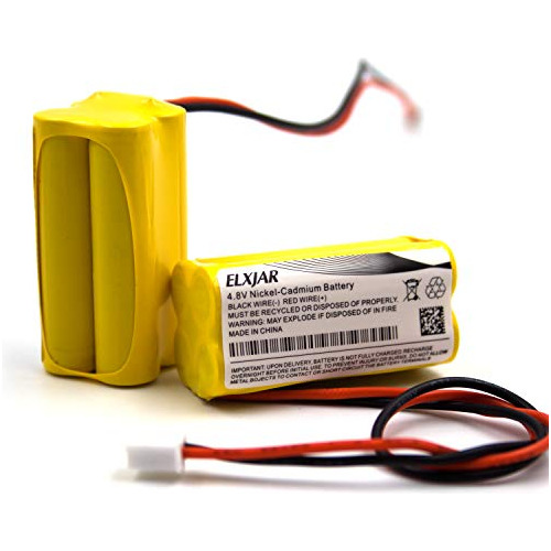 (paquete De 2) Batería Recargable Nicd Aaa De 4.8v 300...