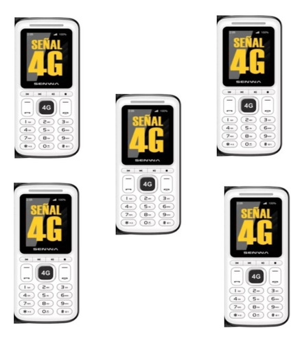 5 Pza De Celular Senwa 4g Nuevos!!