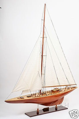Huge 60  Xl Endeavour America's Cup Yacht Wooden Model S Ccj