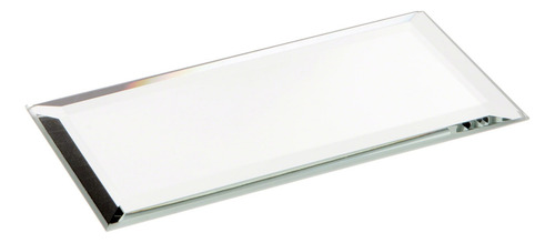 Espejo Rectangular De Vidrio Biselado 0.3 Cm, 5 Cm X 10 Cm P