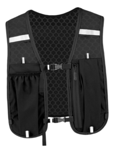 Colete De Hidratação Respirável Para Homens, Preto