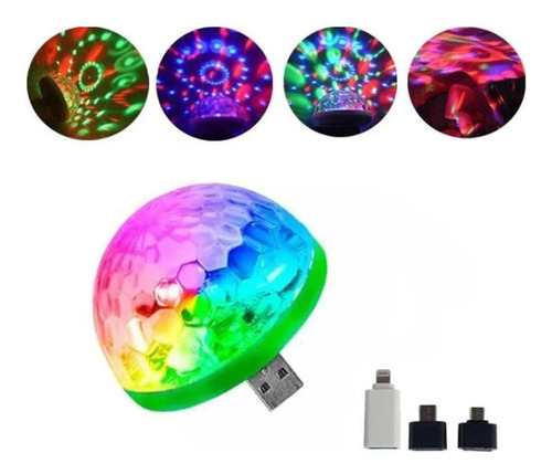 Mini Globo Luz Led Conexão Celular