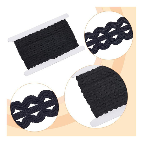 Gorgecraft 109 Yardas Ric Rac Trim Ribbon De 20 Mm De Ancho