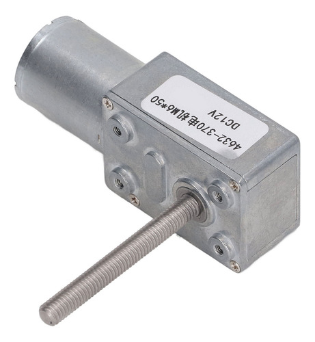 Motor De Engranajes M6 Dc, Función De Autobloqueo Helicoidal