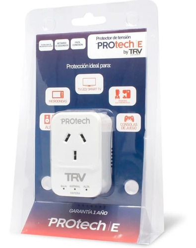 Protector De Voltaje Trv Protech E Smar Tv Pc Microondas  