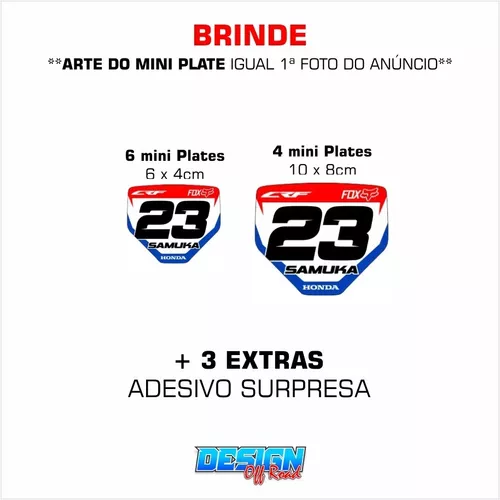 Kit Adesivo Moto Cross Trilha Xr 200 0,20mm - Preta e Branco