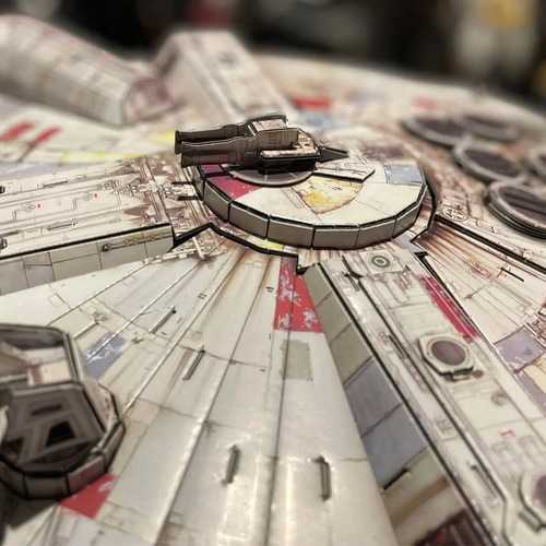 Imagen 8 de 8 de Star Wars Halcón Milenario Rompecabezas 3d