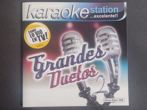 Cd Karaoke Station Excelente Grandes Duetos 2