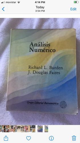 Libro Análisis Numérico De Richard L Burden