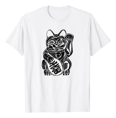 Camisa Unisex De Gato De Dibujos Animados Japoneses | Camise