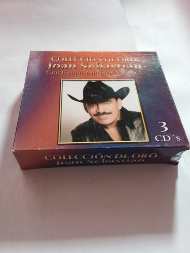 Cd Joan Sebastián- Colección De Oro Musart- 3 Cds 2014