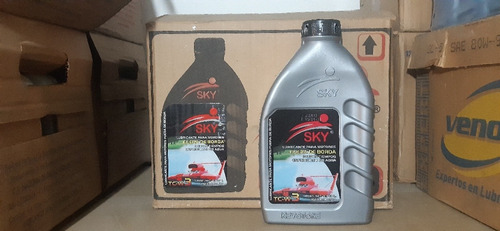 Aceite Sky 2 Tiempos Agua/fuera De Borda Tcw3