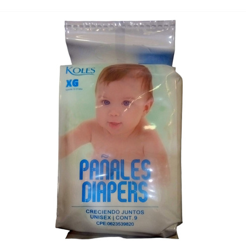 Pañales Desechables Talla Xg Koles Bebes Bulto 10 Paquetes