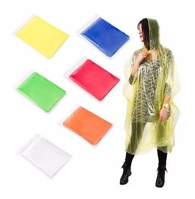 Capa Impermeable De Plastico  Para La Lluvia Poncho Cobertor