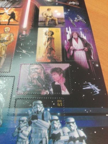 Imagen 3 de 10 de Timbres Filatelia Star Wars 30 Aniversario