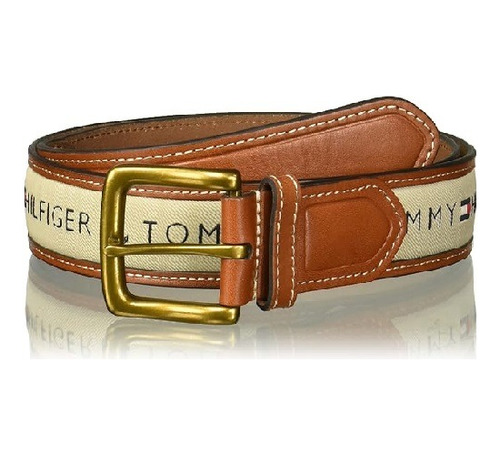  Cinturón Para Hombre Tommy Hilfiger Khaki 11tle2x013
