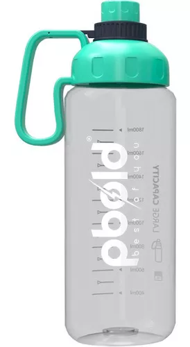 Botella Agua 1L Botilito Buffer Deporte Ciclismo Gimnasio BUFFER