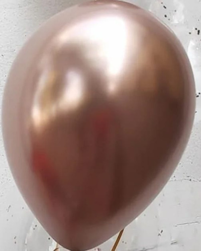 50 Globos Cromados Chrome # 9 Efecto Metalizado