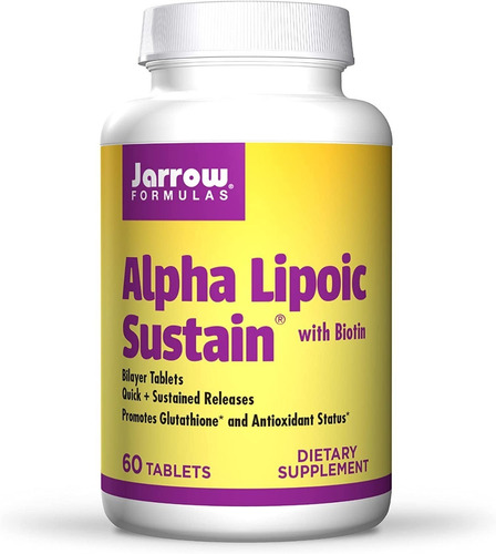 Jarrow | Sustain Alfa Lipoico | 300mg | 60 Tablets 