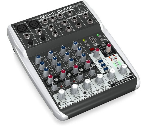 Behringer Xenyx Qx602mp3 Mixer Reproductor Consola 6 Canales