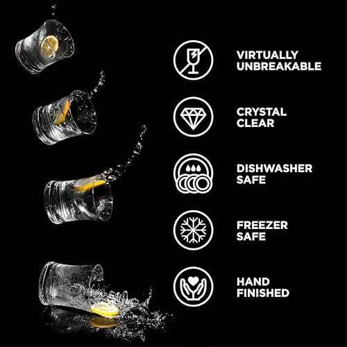 Strahl 71005 Capellastack Vaso De 5 Oz Para Rocas, Juego De