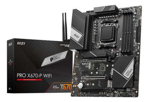 Motherboard Msi Pro X670-p Wifi Am5 Ryzen 7000 Ddr5 