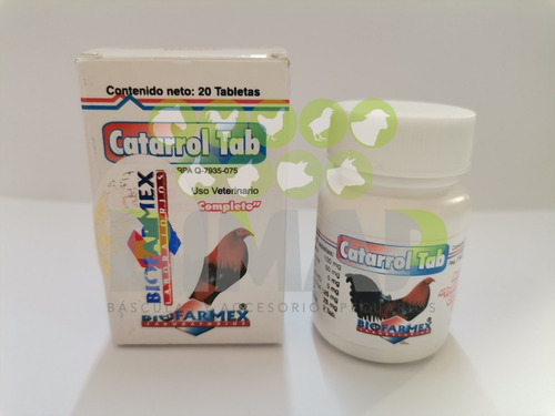 Alimento Catarrol 20 Tab Gallos Aves Gallinas