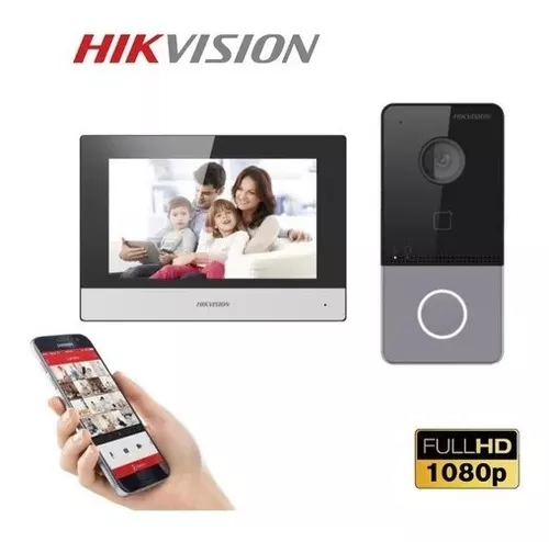 ganado béisbol Bastante Portero Visor Inalambrico Wifi Hikvision 1080p Full Hd