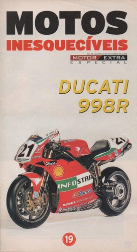 Motos Inesquecíveis 19 - Ducati 998r - Revista