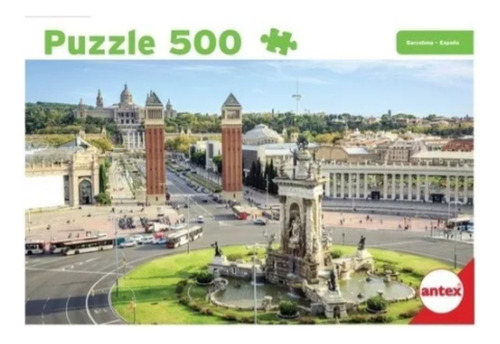 Rompecabezas Puzzle Barcelona España De 500 Piezas Antex