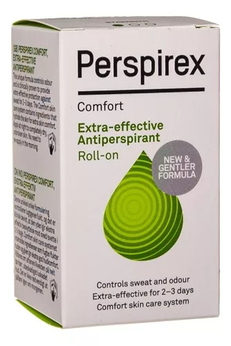 Antitranspirante Extra Efectivo Perspirex Comfort Roll On 20ml Unisex /  Sudoración Excesiva (hiperhidrosis) Y Mal Olor (bromhidrosis)
