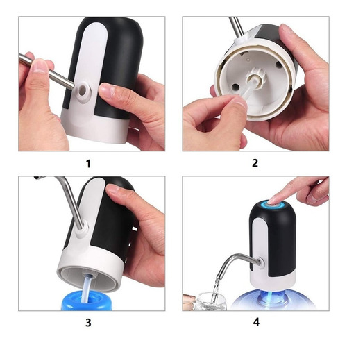 Imagen 8 de 9 de Dispensador Automático De Agua Para Botellón Recargable Usb